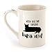 Enesco Our Name is Mud “Advice from The Cat” Stoneware Coffee Mug, 16 oz, White