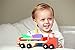 Classic Wooden Toy Truck with Animals for 2, 3 Year Olds, with Detachable Trailer Carrier & Solid Wood Hippo, Giraffe, Zebra & Crocodile Pieces for Preschool Kids, Toddlers Boys & Girls