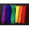 6-scarves-sensory-fabric-rainbow-colour-fabric-squares-play-silks-dance-scarves-magic-gymnastics-rhythm-movement-juggling-fashion 6 scarves sensory fabric rainbow colour fabric squares play silks dance scarves magic gymnastics rhythm movement…