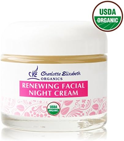 Charlotte Elizabeth Organics USDA Certified Organic Renewing Facial Night Cream
