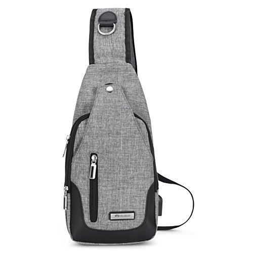 Vbiger canvas sling bags travel backpack crossbody casu…