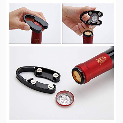 2 Pack Magnetic Design Wine Foil Cutter, 4 Stainless Blades Foil Remover for Wine Bottles - Gift Box Package for Wine Lovers - Thumbnail 5