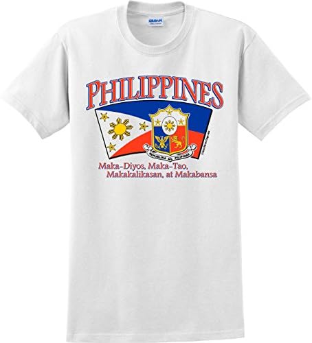 Utopia Sport Philippines Arched Fililpino Flag Country T-Shirt