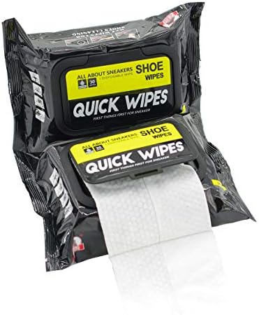 2 Pack 60 Pcs Shoe Sneaker Wipes Cleaner