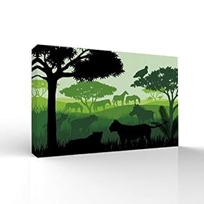 Quiet Tropical Forest Home Artwork for Living Room Bedroom