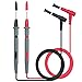 Neoteck 2 PCS 1000V/10A Professional Electronic Test Lead Kit Digital Multimeter Test Lead Probe Multimeter Probe Cable Wire Pen Red/Black Replacement