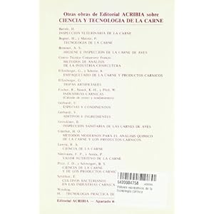 Valores Normativos de La Tecnologia Carnica (Spanish Edition)