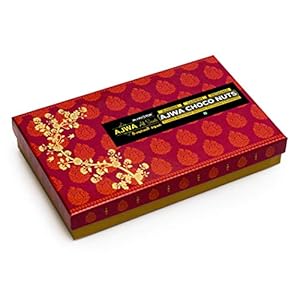 Markstor Ajwa Choco Nuts – Exotic Ajwa Dates, Chocolates with Almonds, Cashews & Pistachios – 18 Pieces