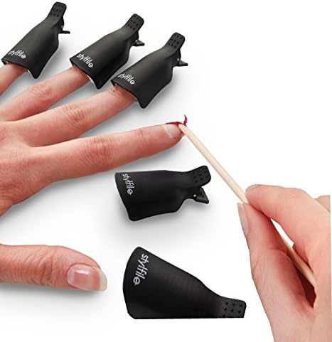 10x Stylfile Gel Nail Polish Remover Clips