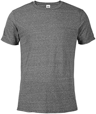 Casual Garb Men's Snow Heather Fitted T Shirt Short Sleeve Crew Neck T-Shirts for Men