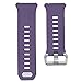 Fitbit Ionic Accessories Bands,Hagibis Replacement Classic TPU Sport Strap Wristbands for Fitbit Ionic Smart Fitness Watch (Small, Light Purple/Smoke Gray)