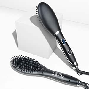 Amazon Com Veru Eternity Hair Straightening Brush Ionic Hair