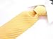 Scott Allan Collection Yellow & Silver Striped Ties for Men - Woven Necktie - Yellow w/Silver Wedding Neck Tie