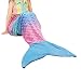 Catalonia Kids Mermaid Tail Blanket,Super Soft Plush Flannel Sleeping Snuggle Blanket for Girls,Rainbow Ombre,Fish Scale Pattern,Gift Idea