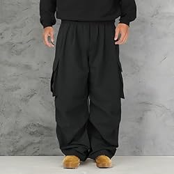Baggy Cargo Pants Men Wide Casual Parachute Pants