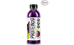 Protein2o Low-Calorie Protein Infused Water, 15g Whey Protein Isolate, Harvest Grape (16.9&nbsp;Ounce,&nbsp;Pack of 12)
