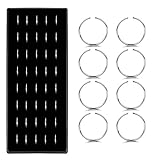 FUNRUN 40PCS 20G Stainless Steel Hoop Nose Ring for Women Nose Piercing Jewelry