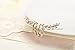 Chichinside CZ Crystal Leaves Ear Cuffs Climber Earrings Sweep up Ear Wrap Pins 1 Pair (rose gold-plated-base)