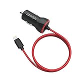 Anker 12W USB Car Charger, PowerDrive with Apple MFi-Certified Lightning Cable for iPhone 7 / 6s / Plus, iPad Pro / Air 2 / mini and More