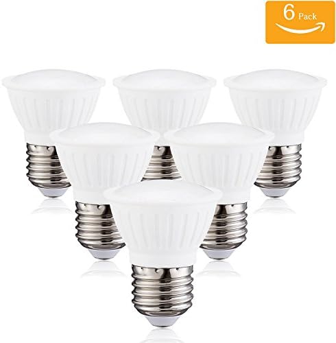 (Pack of 6) PAR16 LED Bulb, 3W (30W equivalent), 300 lumen, 2700K Warm White, CRI80+, Flood Light Bulb, 120 Degree Beam Angle, Medium Base (E26), Dimmable,Warm White 2700K