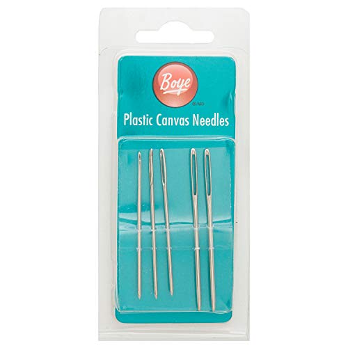 Boye 35010051618WA Plastic Canvas and Yarn Needles, 5pc, Size 16 and 18, 5 Piece