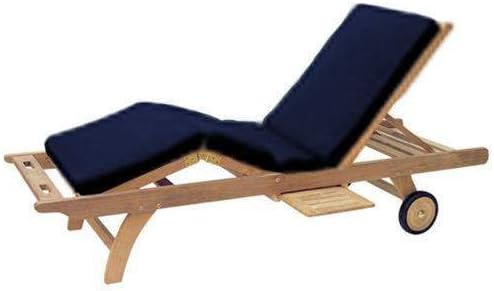 Royal Teak Collection CUSBB Sun Bed Cushion, Navy