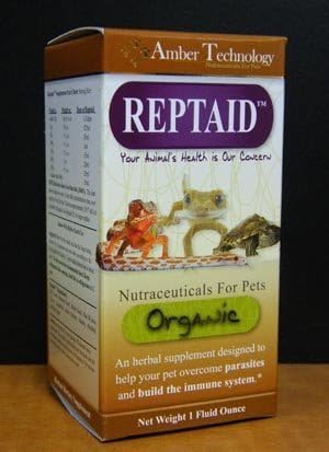 Reptaid - 1 fl oz.- An herbal Supplement to help your small reptiles overcome some parasitic and bacterial infections by Amber Technology