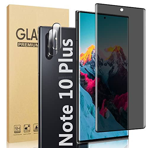[1+2 Pack] Galaxy Note 10 Plus Privacy Screen