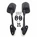 XKMT-Black Rear View Left Right High-impact PP shell Mirrors Compatible With 2010 2011 2012 CBR250/ 2003-2012 CB 1300S [B01B269ADI]