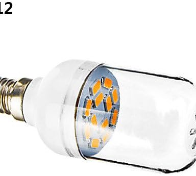 ZQ Mini light bulbs E14 / G9 / GU10 / E12 / B22 / E26/E27 1.5 W 12 SMD 5730 90-120 LM Warm White / Cool White Spot Lights AC 220-240 V , cool white-g9