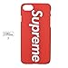 Supreme iPhone 7 Case - Hard Plastic / Matte Finish (Red)