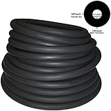 3/8in OD 1/8in ID Speargun Band/Sling Thick Walled BLACK Latex Rubber Tubing ONE CONTINUOUS PIECE(#408) (Select Length)