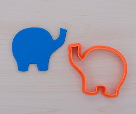 Amazon Com Elephant 101 Cookie Cutter 1 7 X 1 3 Inches Kitchen Dining