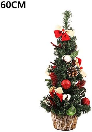 Small Christmas Tree Ornament, Mini Desktop Decoration Tree - 40CM/60CM - Christmas Pre-lit Table Top Decoration