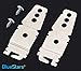 BlueStars 8269145 Premium Dishwasher Undercounter Mounting Bracket - Compatible with for KitchenAid Whirlpool Kenmore Maytag Amana Dishwashers - Includes Screws - Pack of 2