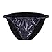 FEESHOW Men's Wet Look Leather Ruched Bikini Briefs Latex Rubber Underwear Navy Blue Medium (Waist 27.0-48.0