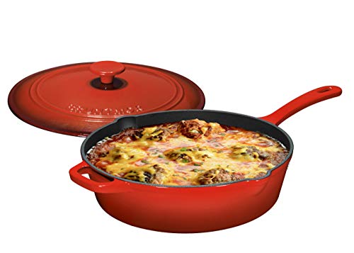 4 Enameled+Skillet+Saut%25C3%25A9+Superior+Retention
