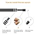 Ear Cleaning Endoscope, 3 in 1 Ear Wax Remover Tool 1.0Megapixels HD Waterproof Snake Camera with 6 Adjustable LED Light, Suitable For Android Phone & Computer (Micro USB/Type-C /USB PC)