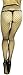 ToBeInStyle Women's Seamless Diamond Net Spandex Nylon Blend Pantyhose - Black - One Size Regular