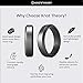 Silicone Wedding Ring for Men and Women Black 6mm - Size 10 Rubber Wedding Rings Band - Ideal Athletic Husband Gifts from Wife - Enhanced Style, Safety, Comfort for Gym, Work, Sports, Travels