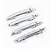 Chrome Door Handle Covers, Side Door Handle Hardware fit for Honda 2017 2018 CRV Handle Bomb Trim,Pack of 4 Pieces of Exterior Door Handle Protector for 1 Keys Holes