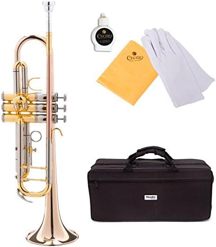 Mendini MTT-40 Intermediate/Advanced Double-Braced Bb Trumpet