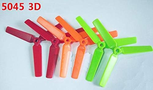Jammas 4Pairs 3D Violent Propeller 5045 3-Blade Propellers 5inch Prop CW CCW Paddles Props Blades for FPV RC Plane Multirotor 3D Flight