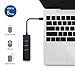 Cable Matters 4-in-1 USB C Hub Ethernet, Support Gigabit Network, USB C Ethernet Hub, Thunderbolt LAN Adapter with 10/100/1000Mbps Network, Black