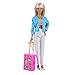Barwa Gift Sets 10 Clothes Hangers + 10 Shoes + 1 Suit Case for Barbie doll
