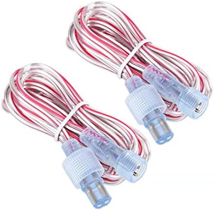 Vikdio 2M Connecting Cable Extension Cord for 50cm 30cm Meteor Shower Rain Lights Between Led Driver and Light Tubes (2Pack)