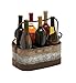 Deco 79 Metal Galvanized Wine Holder, 14 by 12-Inch