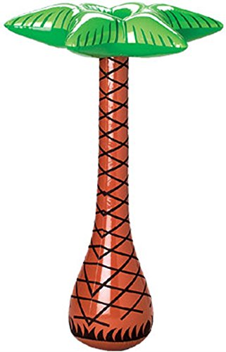 28" Inflatable Tropical Palm Tree Hawaiian Luau Decor