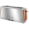 Russell-Hobbs-Luna-Long-Slot-Toaster-Long-Slice-or-Two-Slice-Stainless-Steel-Toaster-with-Copper-Accents-and-Fast-Toasting-Technology-24310 Russell Hobbs Luna Long Slot Toaster, Long Slice or Two Slice Stainless Steel Toaster, 24310 & 25113 Eclipse Polished…