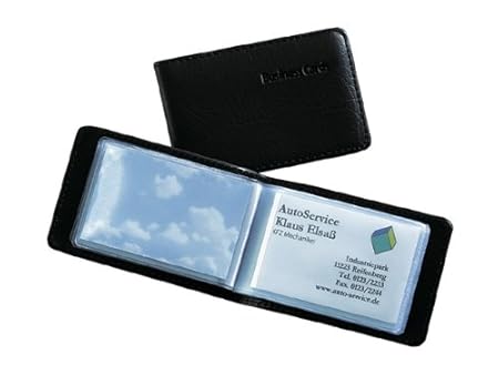 SIGEL VZ170 Karten-Mappe für 40 Karten, schwarz